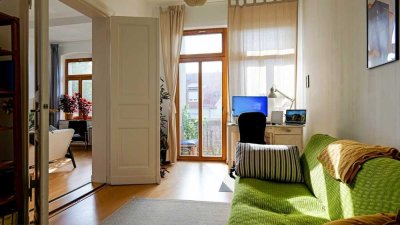 Wohntraum im Paulusviertel: Gründerzeitflair & West-Balkon mit Abendsonne
