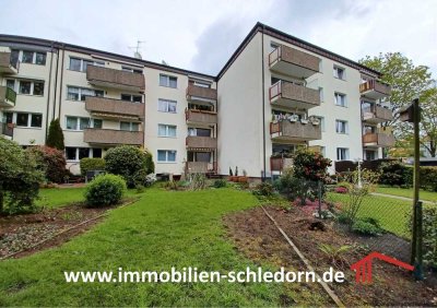 Eigentumswohnung im Erdgeschoss mit Balkon und Gartenanteil in Oberhausen-Schmachtendorf