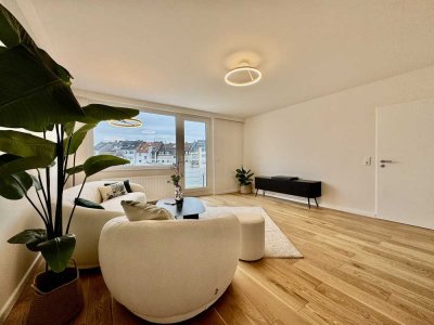 Leerstehende 2-Zimmer-Wohnung mit Balkon: Erstbezug nach Modernisierung im Herzen Düsseldorfs!