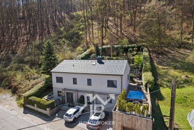 Exklusive Ruheoase am Pöstlingberg – Neubau mit Lift, beheizbarem Pool &amp; Sauna