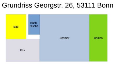 1-Zimmer-Wohnung zentral in Bonn