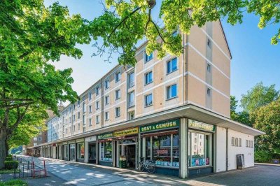 Zentral gelegen und trotzdem viel Grün in der Nähe - diese 2 Raumwohnung wartet auf Sie