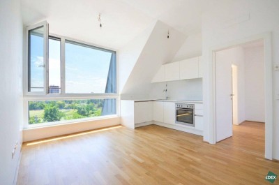 Exklusive 2‑Zimmer-Wohnung mit sonniger Terrasse und Weitblick über Wien