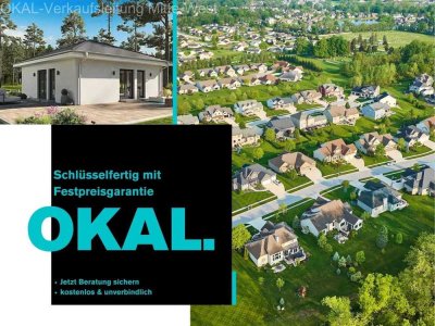 Neues Haus auf schönem Grundstück