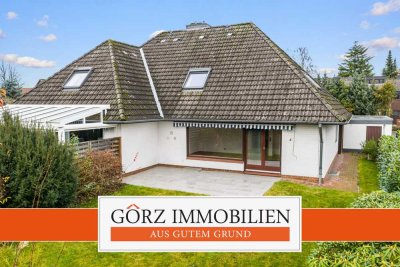 Doppelhaushälfte mit Garage und Keller in top Lage von Norderstedt - sehr ruhig und sonnig!