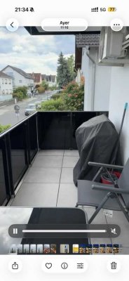 Helle 2-Zimmer-Wohnung mit Terrasse Offenbach Bieber