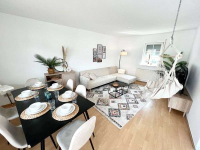 Voll möblierte Wohnung mit Tiefgaragenstellplatz, Netflix-Zugang und U-Bahn-Anschluss in Bad Homburg