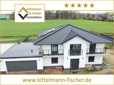 200m² Traumhaus in Feldrandlage - Effizienzhaus 40 mit Doppelgarage, PV Anlage, Wärmepumpe usw.