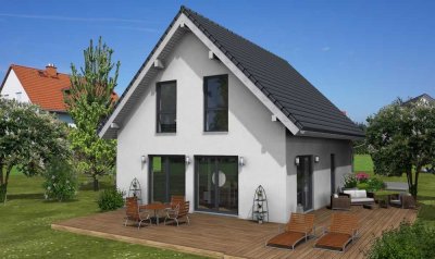 Null-Energie-Kosten-Einfamilienhaus, Keller optional