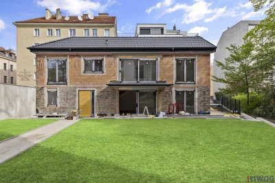 SANIERTES HAUS + 140m² SÜD-GARTEN | 5 MIN vom BHF MEIDLING (U6/S-Bahn) | LUFTWÄRMEPUMPE | RUHELAGE | NUTZUNGSRECHT 250m² Grünfläche