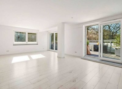 5-Zimmer-Penthouse-Maisonette direkt am Tegeler Forst mit zwei Dachterrassen, Küche & Stellplätze