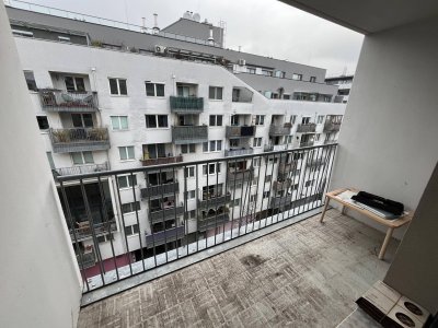 UNBEFRISTET: Wohnen im Nordbahnviertel! 4-Zimmer-Wohnung mit Loggia im 6. Liftstock - zu mieten in 1020 Wien