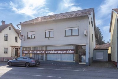 Wohn-/ und Geschäftshaus in bester, zentralen Lage in Mörlenbach