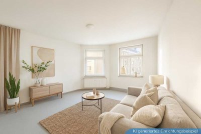 Sonnige 2 Zimmer im 2. Obergeschoss * frisch renoviert * neue Küche * für 2er WG geeignet