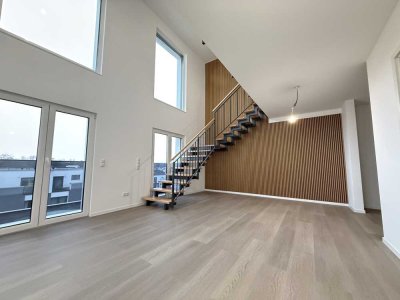 Hochwertiges Neubau-Penthouse mit 
ca. 163 m² im Graf Bismarck Quartier   
2 Tiefgaragenstellplätz