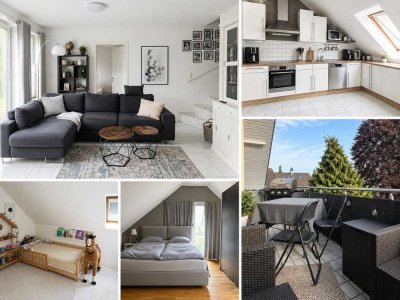 Maisonette 3,5-Zimmer-Wohnung mit Balkon und Tiefgarage in Köln-Rath/Heumar
