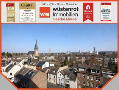 Mit 3D: Ihr Logenplatz über Bonn-Kessenich – helle Wohnung mit Loggia, schöner Aussicht und stufenlo