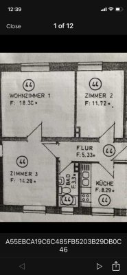 Gemütliche 3-Zimmer-Wohnung mit Dielenboden im 1. OG in Rendsburg
