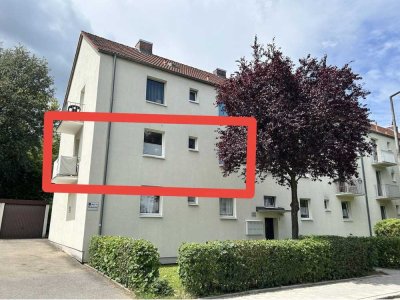 Charmante 2-Zi-Whg mit Süd-/Ost-Balkon, Weitblick, großem eingezäunten Gartenanteil