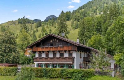 Ski-in Ski-out: ALPENCHALET MIT 5 WOHNUNGEN am Sessellift