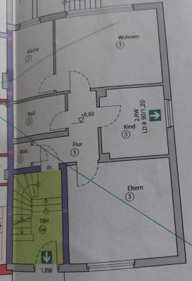 3 Zimmer Erdgeschosswohnung in Hamm-Uentrop