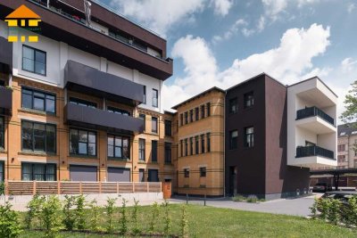 Exklusives WOHNEN mit Sauna, Fubo-Heizung, Einbauküche & XXL-Balkon