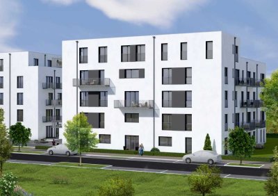 4-Zimmer-Wohnung mit EBK, Balkon und TG-Platz / Neubau / Erstbezug