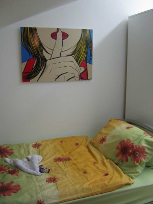 1-Zimmer-Dachapartment mit Pantryküche