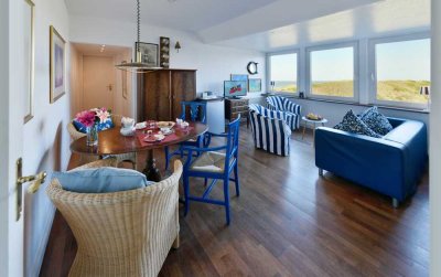 Wangerooger Wohlfühltraum mit Blick auf Nordsee aus jedem Fenster.