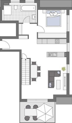 Raumwunder: 3,5-Zimmer Eigentumswohnung auf zwei Etagen