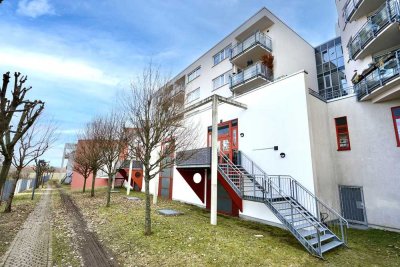Barrierefreie Zwei-Raum-Wohnung mit Stellplatz und Traum-Ausblick
