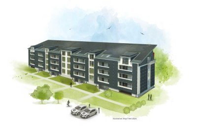 Erstbezug einer 3-Raum-Wohnung mit Inklusivmiete