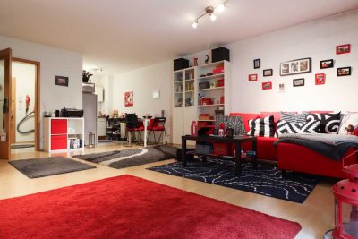 Attraktive 1-Zimmer-Erdgeschosswohnung mit Terrasse, Gartenmitbenutzung und Einbauküche