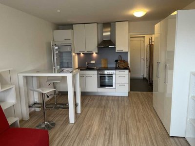 Möblierte 1-Zi. Wohnung mit Balkon und Küche in Ingolstadt Nord (für Studenten/Azubis/Praktikanten)