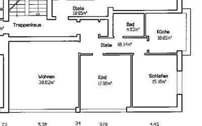 Sammelbesichtigung Freitag, 25.10.2025, ab 15 Uhr - Helle 3 Zimmer Wohnung - Köln Braunsfeld