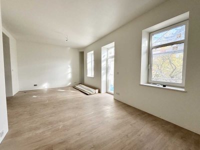 Erstbezug * Erdgeschoss * moderne 3-Raumwohnung * Wohnküche * Balkon