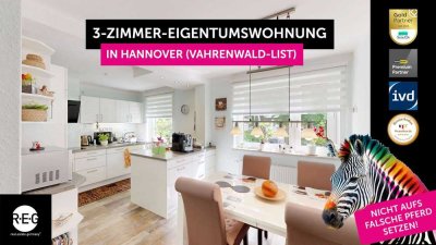 Sanierte Erdgeschosswohnung mit Balkon in gefragter Wohnlage von Hannover Vahrenwald-List
