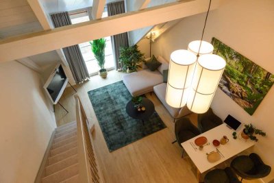 Möbliertes Wohnen im Grünen - 53 m² an der Würm mit Top-Anbindung | Superior Galerie Apartment