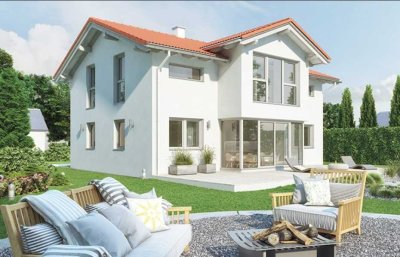 Hochwertiges EFH 135 m² Wohnfläche mit 992 m² Baugrundstück in Landau an der Isar