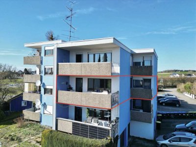 Großzügige 4,5-Zimmer-Wohnung mit zwei sonnigen Balkonen und Garage