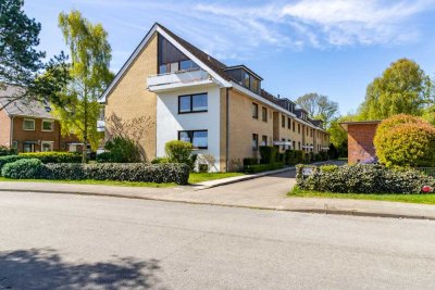 Ruhige Dachgeschosswohnung mit zwei Balkonen und viel Privatsphäre