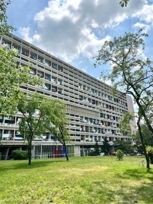 Provisionsfrei:  Helle 2-Zimmer Maisonette im Corbusierhaus, Berlin-Westend