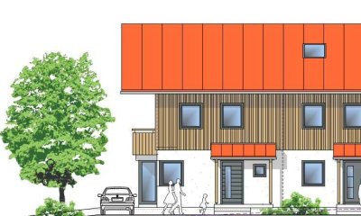 Familienglück nahe Tegernsee - Neubau Reihenendhaus in Hausham