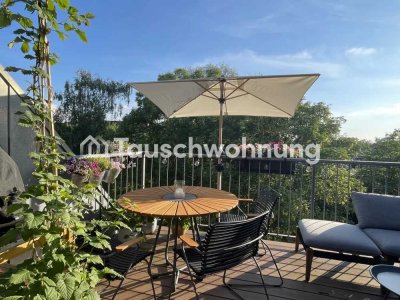 Tauschwohnung: Traumhaftes Maisonette Loft mit großer Terrasse