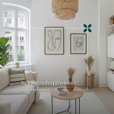 Helle 2-Zimmer-Altbauwohnung | Balkon geplant | 2. OG | 72 m² | Keine Käuferprovision