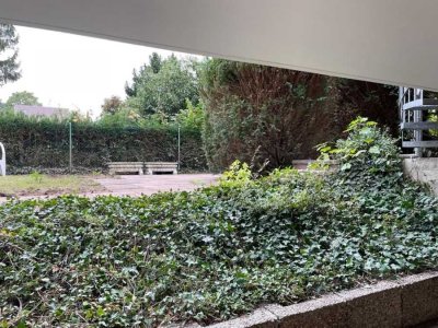 Mit Ausgang in den privaten Garten: 2-ZKBF **ruhig & zentral**