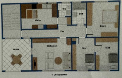Familien oder WG: möblierte Wohnung (auf Wunsch), Gartenmitbenutzung, Garage