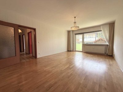 (provisionsfrei) Ruhige Erdgeschosswohnung 2-ZKB 65qm mit Balkon + Hobbyraum 20qm + PKW-Stellplatz