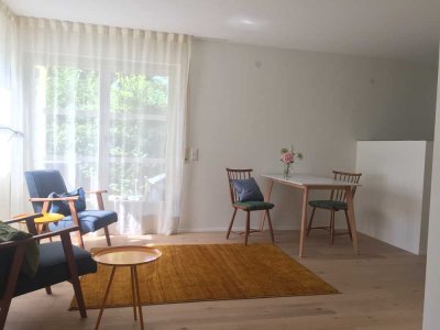 Gepflegte möblierte 1-Zimmer-Wohnung mit Garten in Lindau-Reutin zu vermieten
