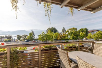 Wohnen am Landungsplatz – Seeblick, Pool, Lift direkt in die Wohnung &amp; Bootsnutzung